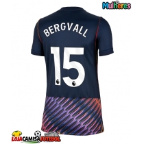 Camisa de Futebol Tottenham Hotspur Lucas Bergvall #15 Equipamento Secundário Mulheres 2026-27 Manga Curta